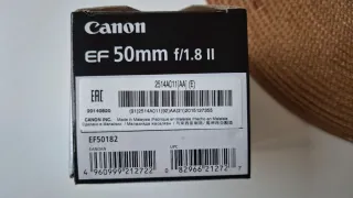 Objetivo Canon EF 50mm f/1.8 II