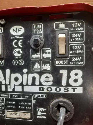 Cargador Baterías Telwin Alpine 18V-24V