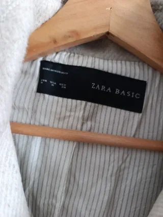 Abrigo Zara Mujer Beige talla M