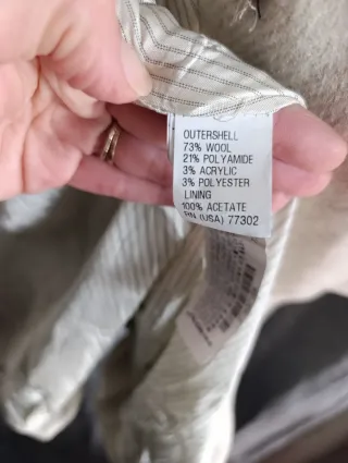 Abrigo Zara Mujer Beige talla M