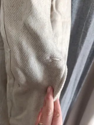 Abrigo Zara Mujer Beige talla M