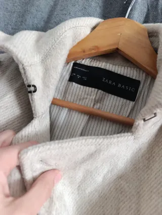 Abrigo Zara Mujer Beige talla M