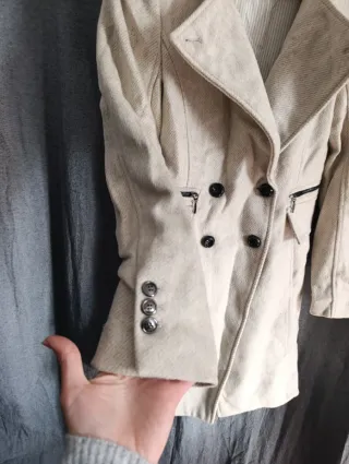 Abrigo Zara Mujer Beige talla M