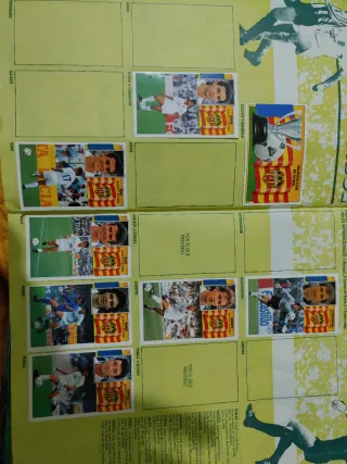 Álbum cromos Liga Este 90/91 - Parte 2