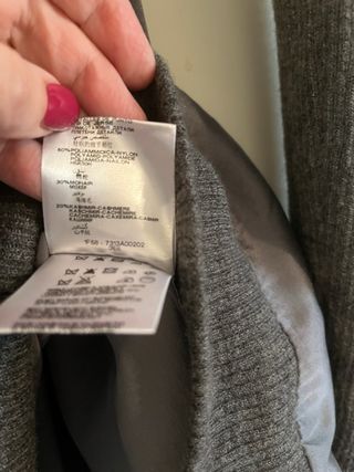 Abito Caractere seta e cashmere taglia 46