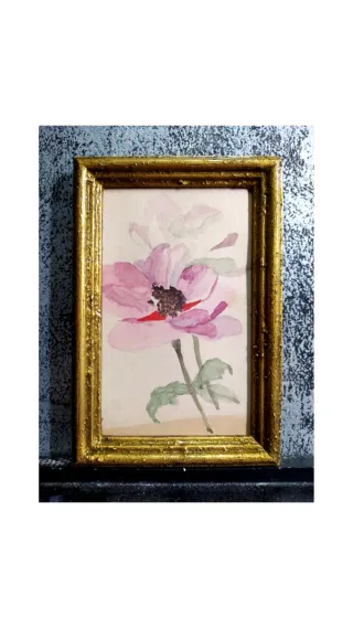 BODEGÓN ACUARELA CUADRO ANTIQUE № 75