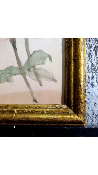 BODEGÓN ACUARELA CUADRO ANTIQUE № 75