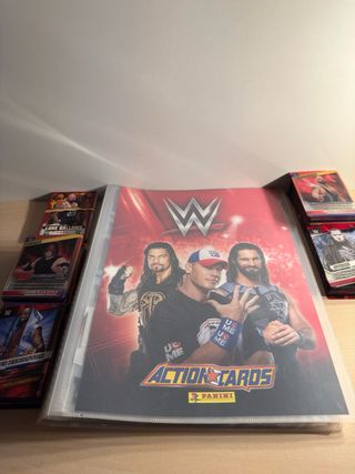 Álbum y cartas WWE Action Cards Panini