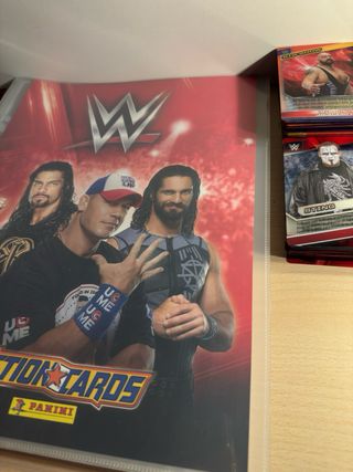 Álbum y cartas WWE Action Cards Panini