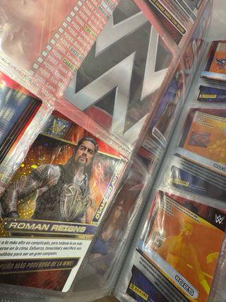 Álbum y cartas WWE Action Cards Panini