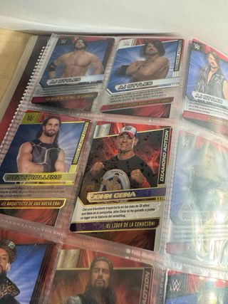 Álbum y cartas WWE Action Cards Panini