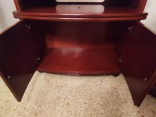 Mueble TV giratorio madera