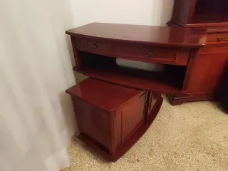 Mueble TV giratorio madera