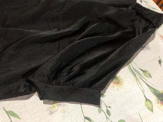 Vestito a camicia nero taglia unica