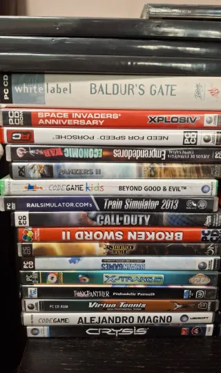 Lote Juegos PC ordenador Crysis, TV stars