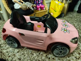Coche eléctrico infantil rosa