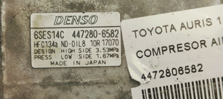 COMPRESOR AIRE ACONDICIONADO TOYOTA AURIS 1.6 I 1