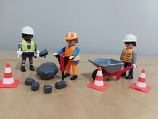 Lote Playmobil Operarios Construcción
