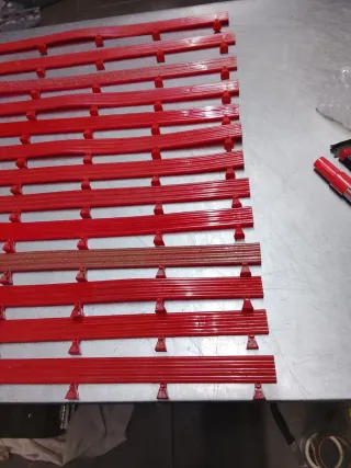 Scalextric Lote 13 Vallas Pista Negra Antigua