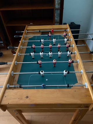 Futbolín de madera Edición Madrid