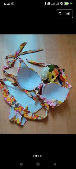Bikini fantasia con ferretto tg 48