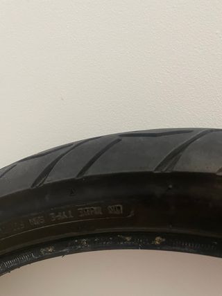 Neumáticos moto Metzler y Continental