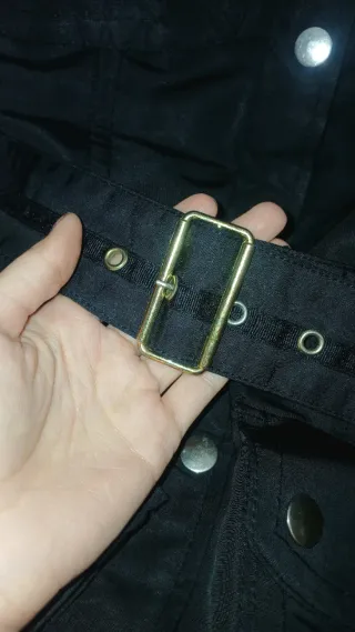 Chaqueta Negra Mango Talla L Mujer