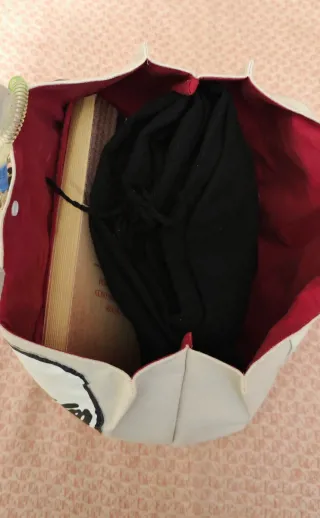 Bolsa de loneta Snoopy y Woodstock