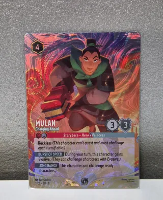 Carta Mulan Disney Lorcana Challenge
