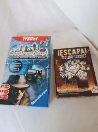 Scotland Yard y ¡Escapa! Juegos de mesa