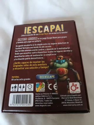 Scotland Yard y ¡Escapa! Juegos de mesa