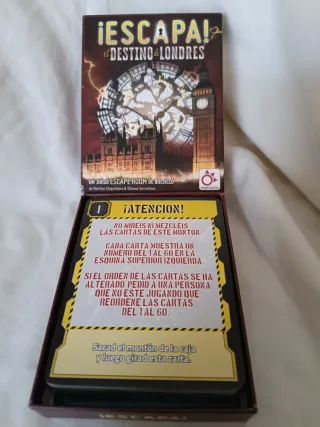 Scotland Yard y ¡Escapa! Juegos de mesa