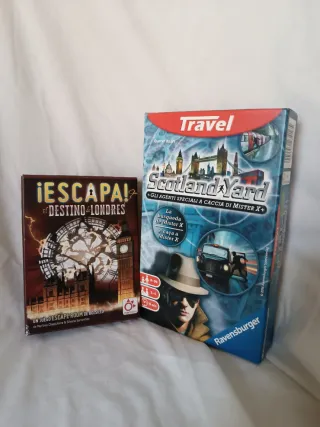 Scotland Yard y ¡Escapa! Juegos de mesa