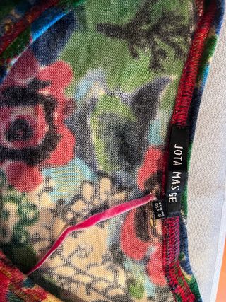 Conjunto verde/multicolor estampado