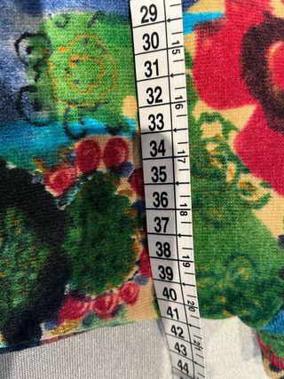 Conjunto verde/multicolor estampado