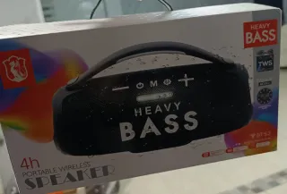 Altavoz Bluetooth Heavy Bass Negro