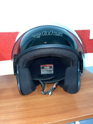 Casco Moto Negro Talla XS