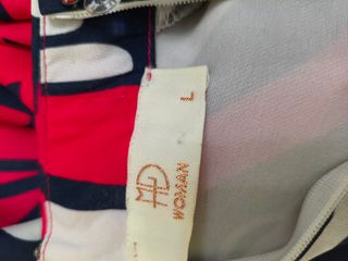 Vestido Fucsia y Azul Marino con Pedrería