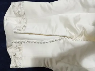 Vestido de Novia con toretita y can can