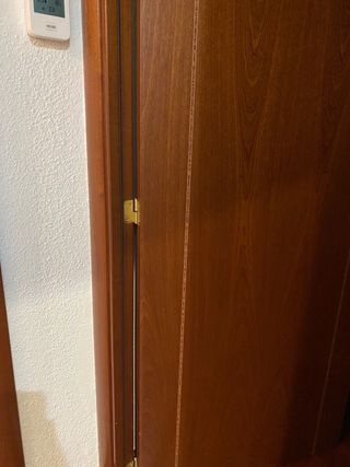 Puertas de madera con cristal