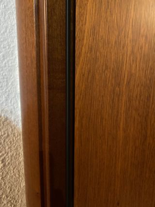 Puertas de madera con cristal