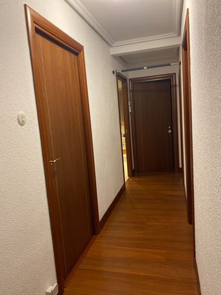 Puertas de madera con cristal