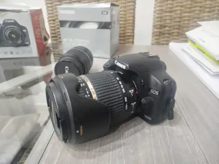 Cámara Canon Eos 500 D Negra + Accesorios