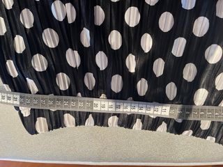 Saia polka dot preta e branca