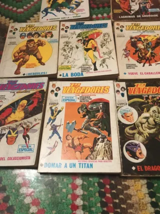 Lote de comics los vengadores de vertice