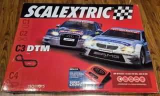 2 Circuitos Scalextric + 3 Coches + pistas origina