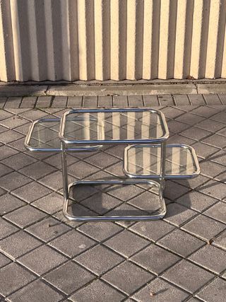 Mesa auxiliar Estilo Milo Baughman