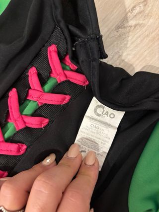 Vestito Strega Bambina 3/4 Anni Carnevale