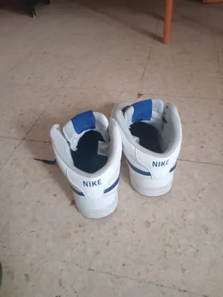 Zapatillas Nike Blancas y Azules