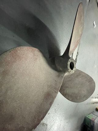 Hélice de bronce para barco